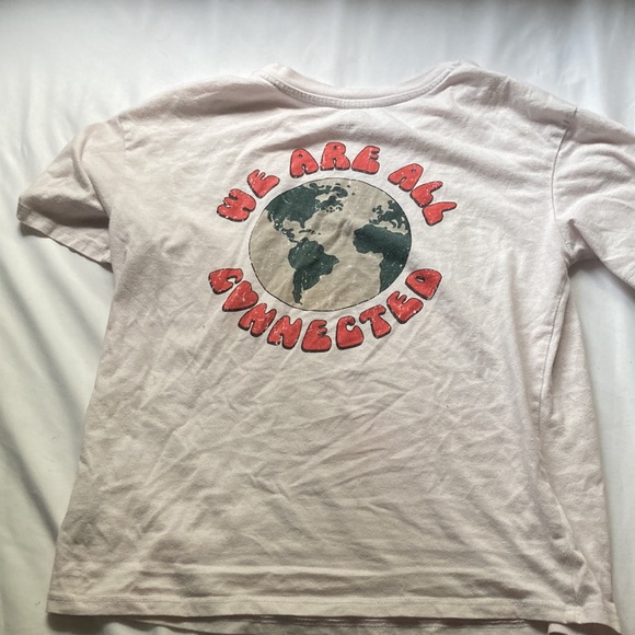 White T Shirt We Are All Connected - Picture 2 of 3